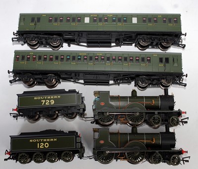 Lot 749 - A Hornby Southern olive green class T9 engine...