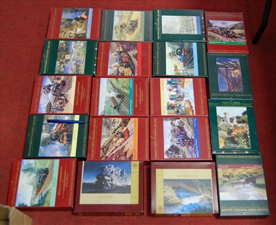 Lot 58 - Two boxes of miscellaneous jigsaw puzzles,...