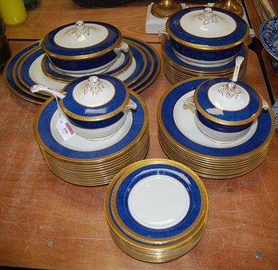 Lot 106 - A Booth's Silicon China part dinner service,...