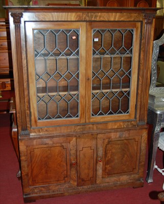 Lot 1197 - A 19th century mahogany and later adapted...