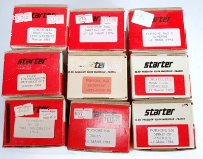 Lot 1545 - Nine various boxed as issued Starter 1.43...