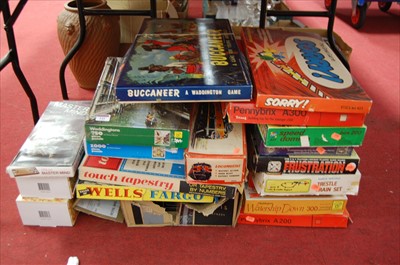 Lot 142 - A large collection of boxed childrens puzzles...