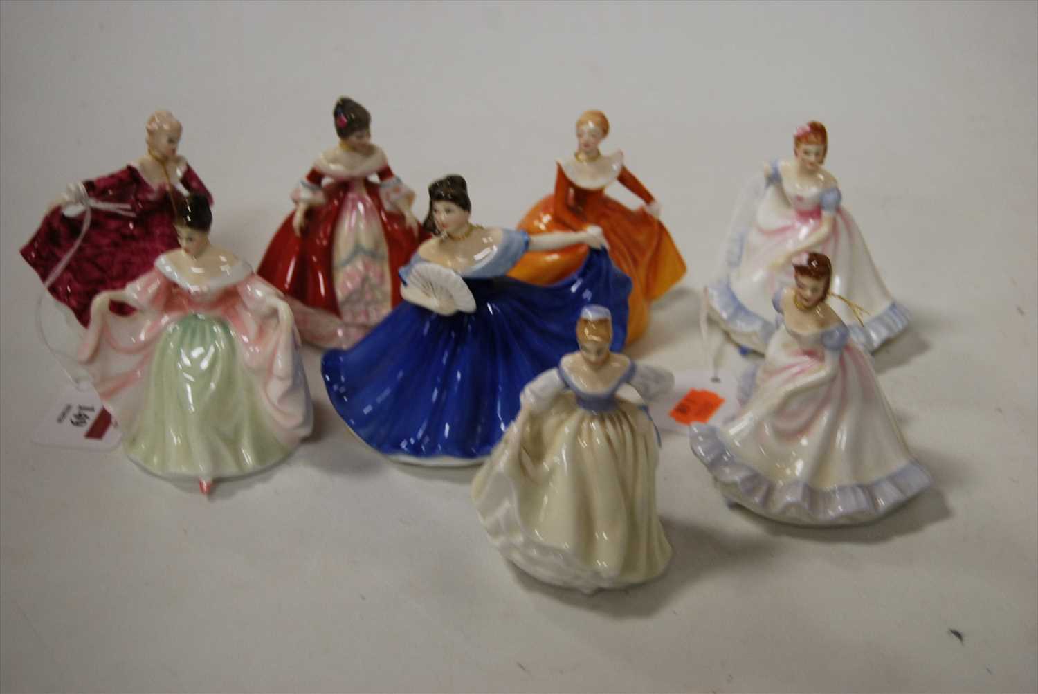 Lot 149 - A collection of eight Royal Doulton miniature...