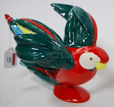 Lot 162 - A Goebel figure of a parrot having printed...