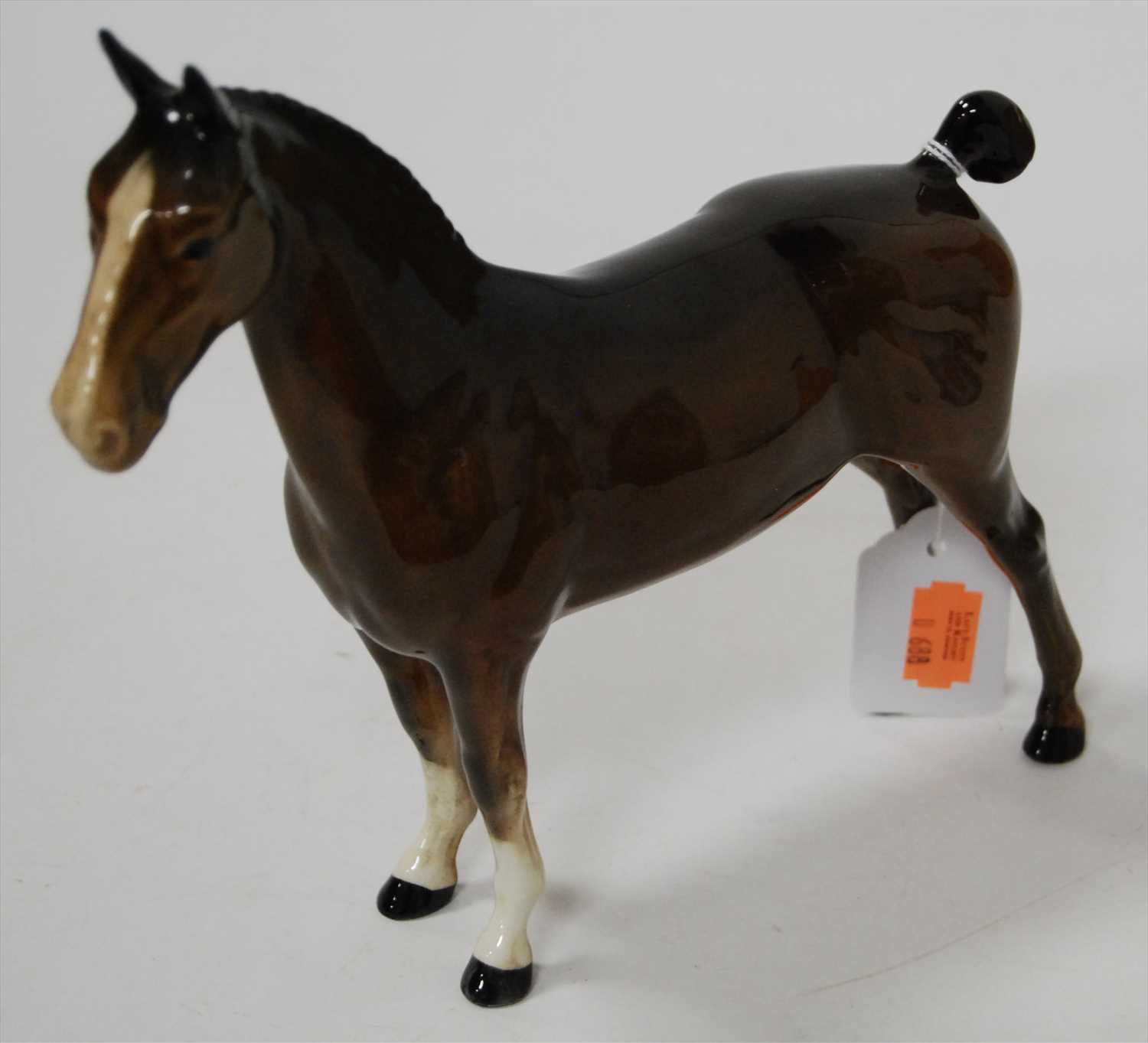 Lot 170 - A Beswick model of a horse, brown gloss finish