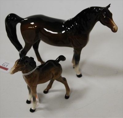 Lot 172 - A Beswick model of a thoroughbred horse with...
