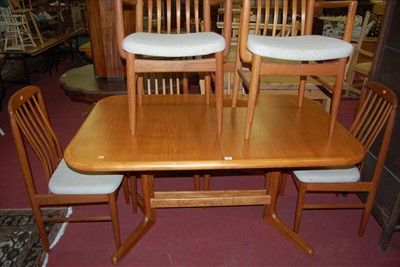 Lot 1220 - Benny Linden Design - a teak dining suite,...