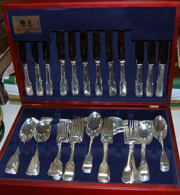 Lot 208 - A modern Arthur Price 12-place setting canteen...