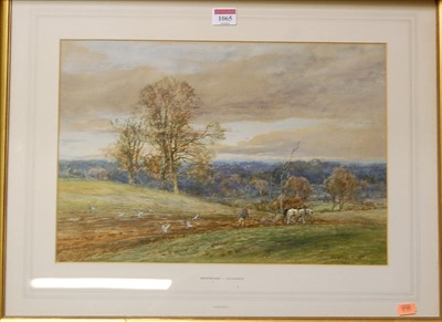 Lot 1065 - W Ramsey - Dorking, Surrey, watercolour with...