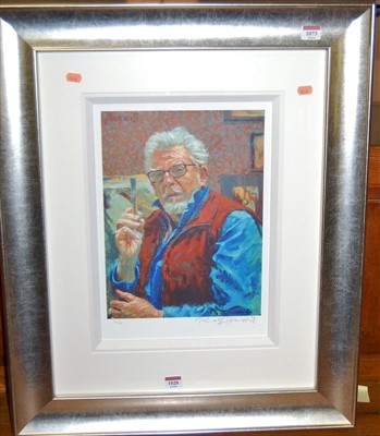 Lot 1020 - Rolf Harris - self portrait, limited edition...