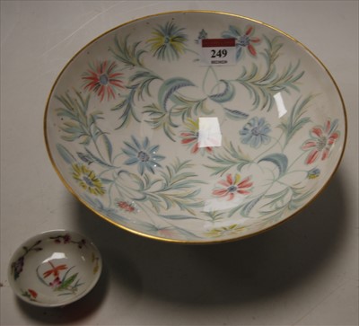 Lot 249 - A Minton porcelain footed bowl in the Vanessa...