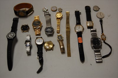 Lot 299 - A gent's Calvin Klein quartz wristwatch,...