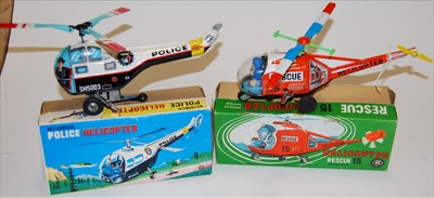 Lot 480 - A Korean boxed mechanical Police helicopter...