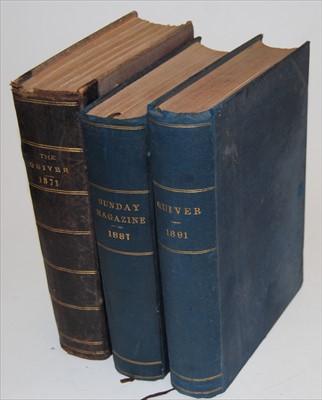 Lot 505 - Sundry volumes to include The Quiver 1871,...