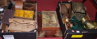 Lot 517 - Two boxes of mixed effects to include sundry...