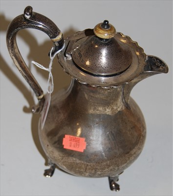 Lot 226 - An early 20th century silver coffee pot,...