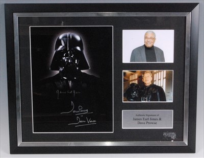Lot 521 - Star Wars, a 31 x 23cm colour photograph of Darth Vader