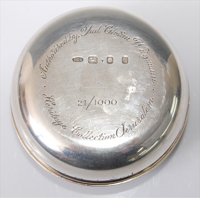 Lot 132 - Anthony Gordon Elson - a 1970s silver circular...