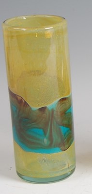 Lot 86 - A Mdina cylindrical art glass vase, having...