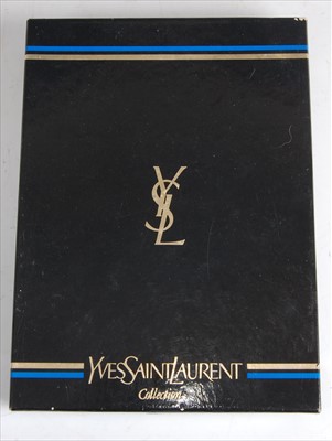 Lot 164 - A 1980s Yves Saint Laurent gilt metal chunky...