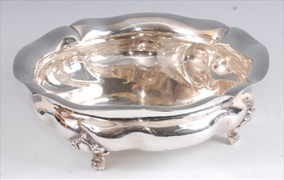 Lot 1161 - A Swedish silver fruit bowl, of squat circular...