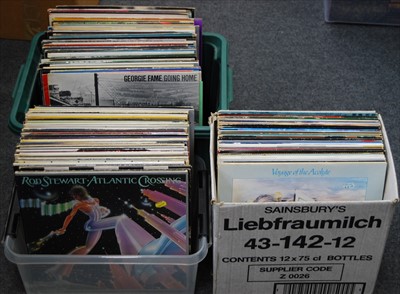 Lot 572 - A large collection of vinyl LP's mainly 60's-80's to include