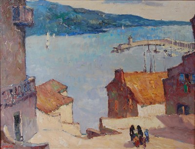 Lot 327 - William Ludlow (c.1930-1960) - Harbour Scene,...