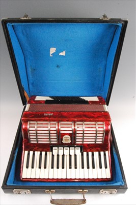Lot 509 - A Firotti paino accordion