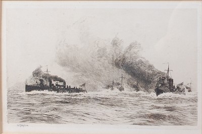 Lot 1393 - William Lionel Wyllie (1851-1931) - Tug boats...