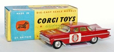 Lot 1603 - A Corgi Toys No. 439 Chevrolet Fire Chief...