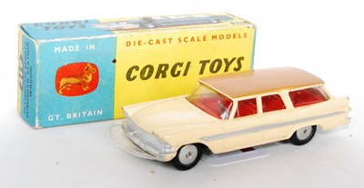 Lot 1611 - A Corgi Toys No. 219 Plymouth sports suburban...