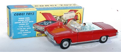 Lot 1613 - A Corgi Toys No. 246 Chrysler Imperial Saloon,...