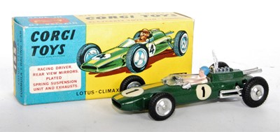 Lot 1625 - A Corgi Toys No. 155 Lotus Climax F1 Grand...