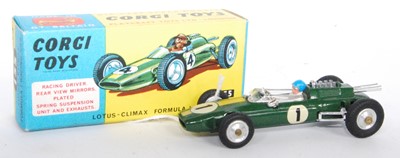 Lot 1626 - A Corgi Toys No. 155 Lotus Climax F1 Grand...