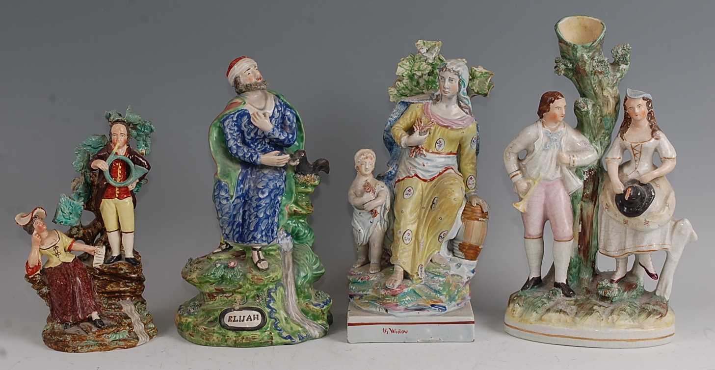 Lot 40 - An early 19th century Walton pearlware figure...