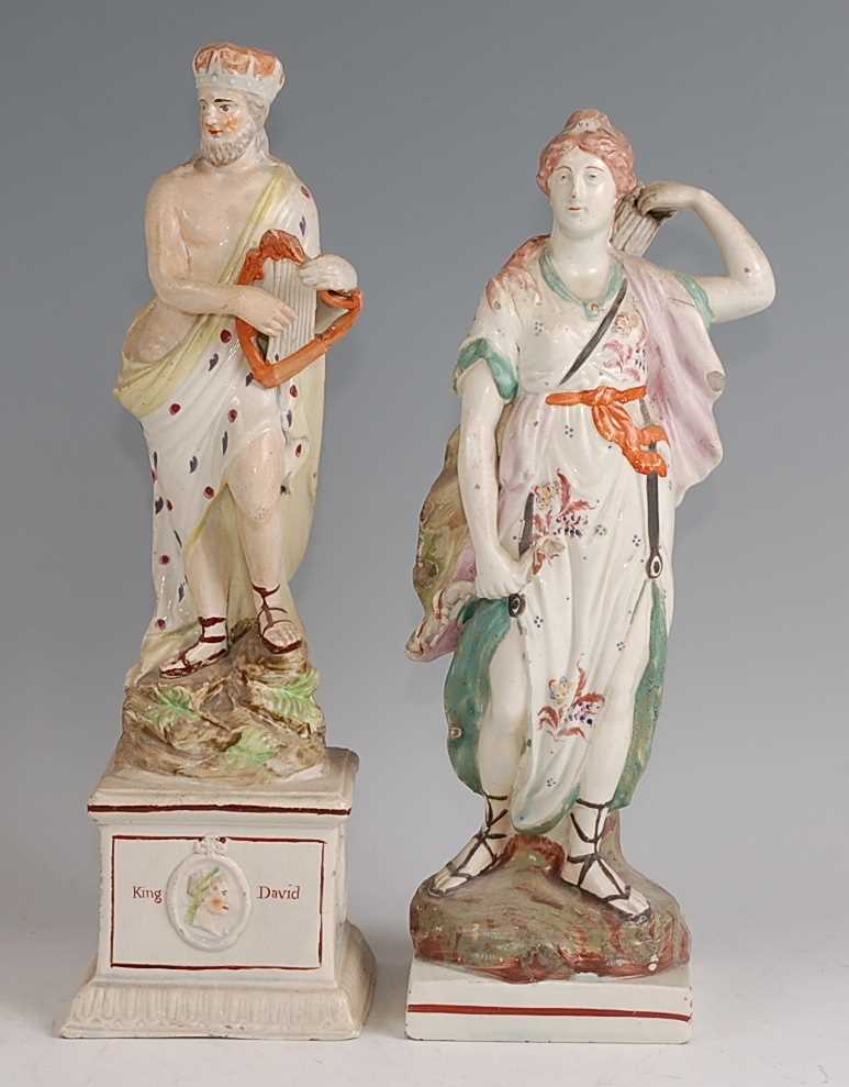 Lot 1103 - An early 19th century Staffordshire pearlware...