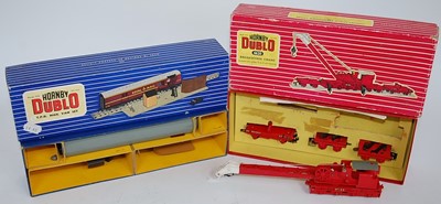 Lot 804 - Hornby Dublo 4620 gloss red breakdown crane...