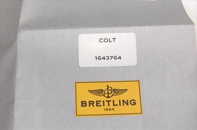 Lot 1271 - A gent's Breitling steel cased Colt...