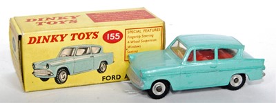 Lot 1923 - A Dinky Toys No. 155 Ford Anglia comprising of...