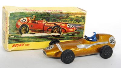 Lot 1937 - A Nicky Toys No. 239 Vanwall F1 race car,...