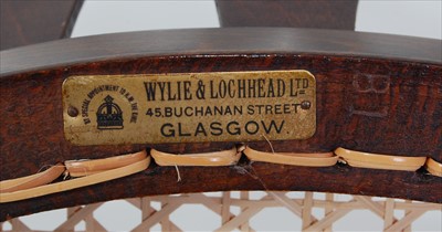 Lot 334 - Wylie & Lochhead - an Arts & Crafts stained...