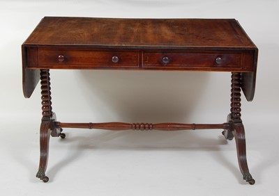 Lot 1507 - A Regency mahogany and rosewood crossbanded...