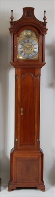 Lot 1438 - Kirkham of Holywell - a walnut longcase clock,...