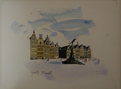 Lot 1412 - John Sergeant (1937-2010) - Grote Markt, ink...