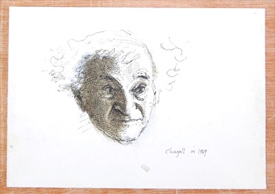 Lot 1413 - John Sergeant (1937-2010) - Chagall in 1969,...