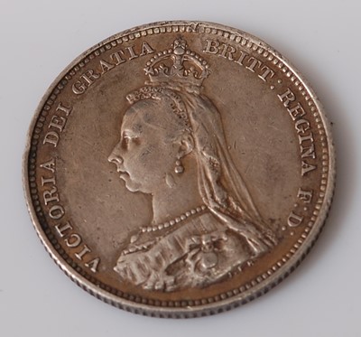 Lot 480 - Great Britain, 1887 shilling