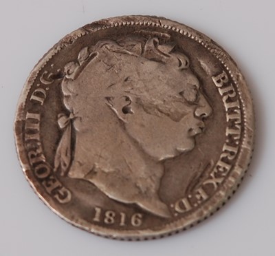 Lot 481 - Great Britain, 1816 sixpence