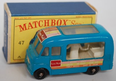 Lot 2303 - A Matchbox Regular Wheels No. 47B, ice cream...