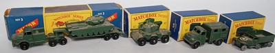 Lot 2311 - Four various boxed Matchbox Regular Wheels...