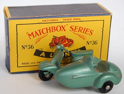 Lot 2312 - A Matchbox Regular Wheels No. 36 B Lambretta &...